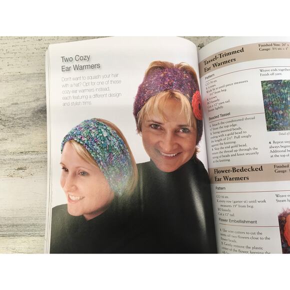 Quick Knits with Today's Yarns Knitting 45 Pattern Book Hat Scarf Poncho Socks - Picture 6 of 12